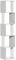 HOMCOM Modern 5-Tier Bookshelf, Freestanding Bookcase Storage Shelving for Living Room Home Office Study, White and Light Grey