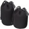 HFYMXNB 2pcs Pochette pour Objectif de Caméra, Étuis à Objectifs de Caméra Résistant à l'eau, pour Nikon, Pentax, Tamron, Sigma, Sony, Olympus, Panasonic（M L