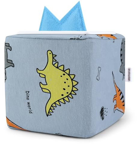 Schutzhülle für Toniebox, mit Hülle für Toniebox Ohren, Muster Dinosaurier
