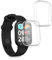 kwmobile 2X Schutzhülle kompatibel mit Xiaomi Smart Band 8 Pro/Smart Band 9 Pro Hülle - Fullbody Cover Set aus Silikon - Transparent