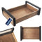 Serviertablett Servierbrett aus Holz Holzbrett Holztablett Mango 30,5x22 cm