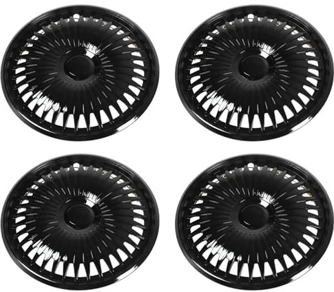 aqxreight 16-Zoll-Radnabenkappe, Schwarz, Vollständig Umwickelter Felgenschutz, Hochfest,