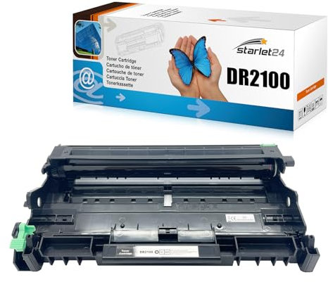 Starlet24 1x DR2100 Trommel Kompatible für Brother DR-2100 TN2120 Trommel für DCP-7030 DCP-7040 DCP-7045N HL-2140 HL-2150N HL-2170W HL-2170N MFC-7320 MFC-7320W MFC-7340