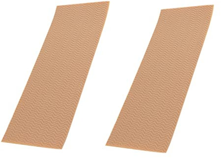 Yardenfun 2piezas Adhesive Wear-resistant Shoe Stickers Non- Soles Protector for High-heeled Shoes Thick Polyvinyl Material for Everyday Use