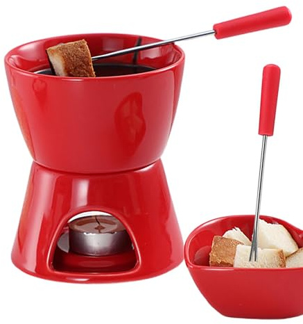 Jiimhte Fondue Becher, Eisbecher Schokoladenfondue Becher Keramik Butterwärmer M-ini Schmelz Hot Pot Tasse Käsefondue Schmelztopf Schokofondue Tasse Für Käse Schokolade Butter Karamell