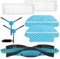 Kit de filtre brosse latérale pour Cecotec pour aspirateur Conga 3290, 3390, 3490 3590, accessoires pour robot aspirateur, pour une meilleure performance de nettoyage