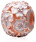 Breloque en forme de rose en argent sterling 925 pour bracelet Pandora (plaqué or rose)