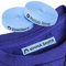 100 Personalisierte Bügeletiketten zum Markieren Ihrer Kleidung mit Symbolen. Weiß. Schonend mit der Haut Ihrer Kinder, für Schuluniform für Kinder. (Blau)