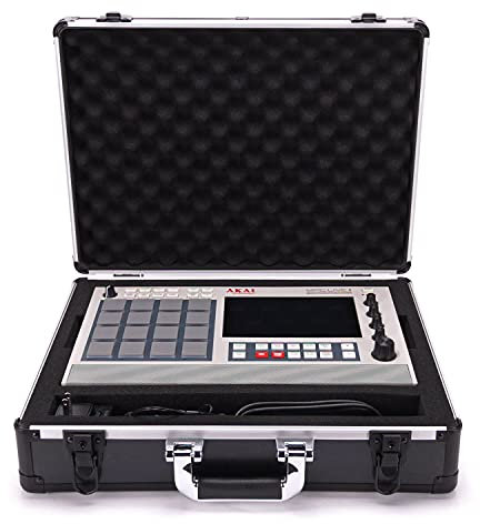 Analog Cases Unison Case für Akai MPC Live 2 und MPC Live (Transportkoffer, Eckschutz aus Aluminium, gepolsterter Deckel mit Tragegriff, Kabelaufbewahrungsfächer), Schwarz