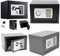 Tresor Safe mit Elektronik-Zahlenschloss 31x20x20cm Stahlbolzen Möbeltresor Wandtresor Wandsafe Home, 8,5 l, Schwarz