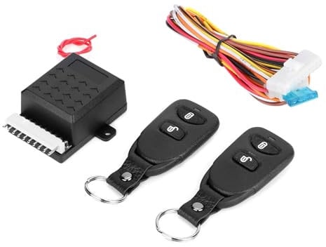 Biuzi Auto Zentralverriegelung, 1Pc 12V 433.92MHZ Universelles Auto Zentralalarmsystem Fernbedienung Diebstahlsicherung