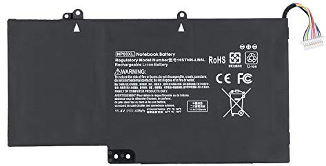 Replacement NP03XL Laptop Battery for HP Pavilion X360 13-A010DX; Envy 15-U010DX 15-U337CL 15-U050CA HSTNN-LB6L TPN-Q146 TPN-Q147 TPN-Q148 TPN-Q149 761230-005 760944-421