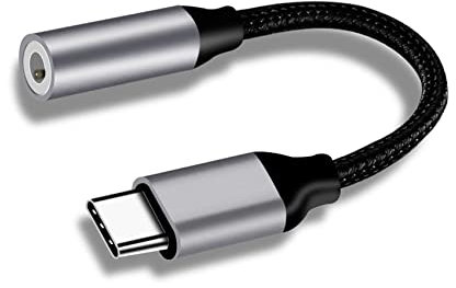 iJiZuo USB Type C to 3.5mm Headphone Jack Adapter, USB C to Aux Audio Dongle Cable Cord Compatible with Samsung Galaxy S21 S20 Ultra S20+ Note 20 10 S10 S9 Plus, Huawei P40/P30 Pro/P20, Xiao mi