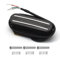SAPHUE Dual Rail Dual Coil Magnetic Bridge Pickup Humbucker für Telecaster E-Gitarre Schwarz mit Silber