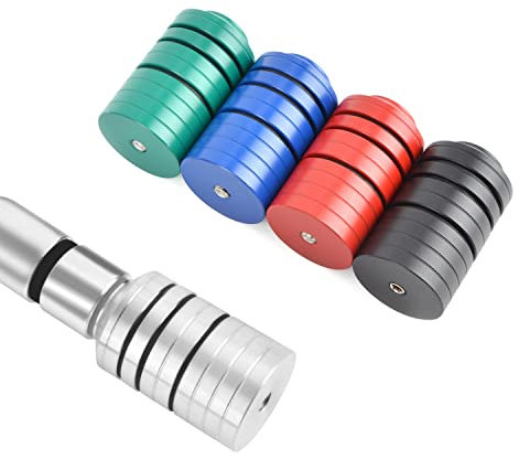 HNZMDY Bogenschießen Stabilisator Gewichte Balance Bar Gewicht Kit Bogen Gegengewichts Dämpfer für Compoundbogen und Recurvebogen 8oz (Rot)