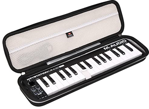 FBLFOBELI EVA Hard Storage Carrying Case for M-Audio/Donner Keystation Mini 32 MK3 Ultra-Portable 32-Key USB MIDI Keyboard Controller (Case Only)