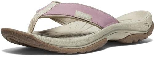 KEEN Damen KONA TG Flip Flop, Nostalgia Rose Plaza Taupe, 38.5 EU
