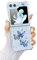 MUNDULEA Schutzhülle für Samsung Galaxy Flip 5, transparent, Schmetterling, Violett, für Damen und Mädchen, TPU, glitzernd, stoßfest, Schmetterlings-Violett