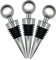 Bottle Stoppers, 3 PCS Wine Bottle Stoppers, Bottle Saver Sealer Wine Corks, Round