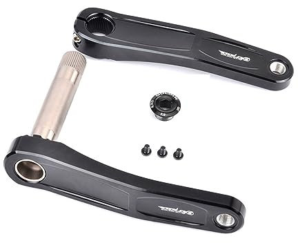 NaLsa GXP MTB-Kurbelgarnitur, 175 Mm Kurbel, Hohle Integrierte Kurbelgarnitur Aus Aluminiumlegierung for Falträder Mit 10/11/12