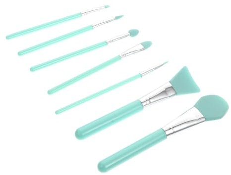 FRCOLOR 21pcs Face Mask Brushes Silicone Makeup Brush Handle Non-absorbent Easy Clean for Foundation Eyebrow Lip Eye Makeup