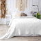CalmyHOME Bettüberwurf Tagesdecke Bett Überwurf 170x220cm Sofaüberwurf Steppdecke Sofa Decke Überwurfdecke Tages Decken Betthusse XXL Überdecke Gesteppte Tagesdecken gesteppt Quilt (Weiss)