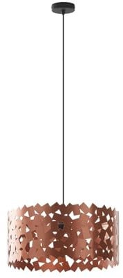 Lucande Pendelleuchte Aeloria (Modern) in Kupfer aus Metall (1 flammig, E27) - Deckenlampe Esstischlampe Hängelampe Hängeleuchte Wohnzimmerleuchte