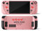 Generic Kompatibel mit Steam Deck Skin, Game Over Pastel Pink Hearts Design, Custom Full Wrap für Steam Deck LCD und OLED Decal Cover, 3M Vinyl Aufkleber