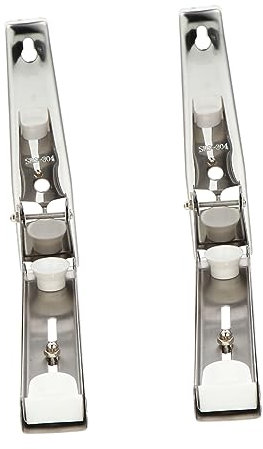 Alipis 2pcs Microwave Oven Rack Oven Hanging Bracket Telescopic Oven Wall Frame Kitchen Retractable Bracket Microwave Wall Shelf Wall Mount Bracket Stainless Steel Foldable Microwave Rack