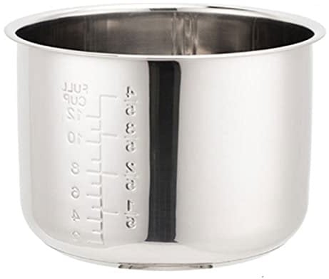SVRITE 6L Stainless Steel Inner Pot Rice Pressure Cooker Liner