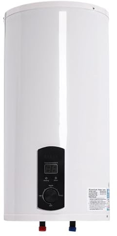 50L Elektrospeicher Warmwasserspeicher Horizontal LED-Bildschirm Durchlauferhitzer Elektro Boiler Hängespeicher 2000W Vertikal Wandhängender für Küchen Bäder Toiletten Wohnwagen