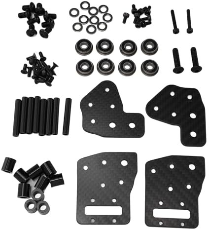 Voron 2.4 CNC XY-Gelenk-LWE-Kit, Ultraleichtes, Hochfestes XY-Gelenk für Voron2.4 3D-Drucker, Upgrade-Qualität, Präzise, 3D-Drucker XY-Gelenk-Kit, Leichtes CNC aus Kohlefaser