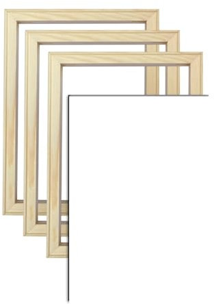 Marco de madera natural para lienzo, pintura al óleo, kit de decoración de pared de gran tamaño, 20 x 30 pulgadas, 100 x 200 cm, altura personalizada 20 cm x 100 cm