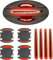 Universal 3D Carbon Fiber Car Handle Protector 8Pieces Car Door Handle Sticker Car Door Handle Cover Car Door Handle Safety Reflective Strips Car Door Cup Handle Paint Scratch Protector Sticker