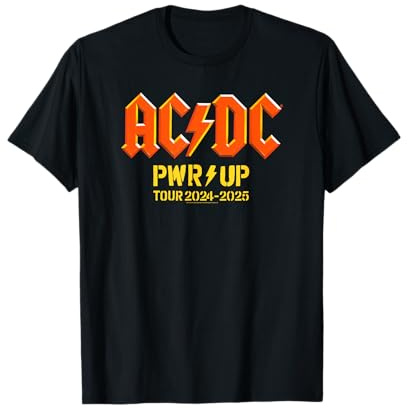 PWR UP World Tour 2024-2025 Vollständiges Dateback T-Shirt