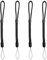 Kamera Handschlaufe, 4 Stück Paracord Handschlaufe, Handschlaufe Lanyard Handgelenk Trageband Schlaufe Verstellbar, Universal Trageschlaufe schwarz für Taschenlampe, Kamera, Handy, MP4, Schlüssel