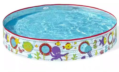 MZQMK Pataugeoire, Piscine Pliable pour Chien, Piscine Non Gonflable, Baignade Portable Bain Antidérapant pour Extérieur Intérieur(122cm/48in)