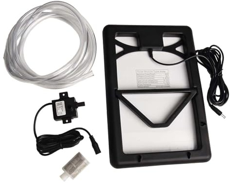 Solar Powered Water Pump 12V Submersible Fountain Pump With 6W Panel For Fish Pond Garden Pool Oxygen Circulation System 240L/H 1.8M Lift