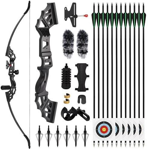 NorthSpoor 40lbs Recurve Bows and Arrow Set Take-Down Right-Hand Adult Bow | Archery bow