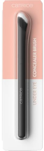 Catrice Concealer-Pinsel unter den Augen | Abgewinkelter Pinsel für präzises Verblenden von Creme, Flüssigkeit & Puder-Make-up | ultraweiche Borsten | vegan