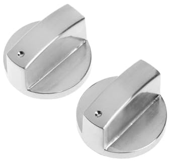 xiaopang 2Pcs Switch Gas Stove Parts Metal Knob Cooker Oven Kitchen Control