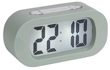 Karlsson - Uhr, Wecker Gummy - Silikon - Grün - H 7 x B 14 x T 5 cm