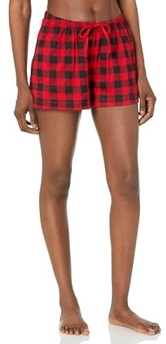Hatley Damen Classic Pajama Boxers Pyjamaunterteil, Buffalo Plaid, S EU