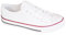 Zapatillas Blancas Unisex Hombre Mujer Lona Blanco T.42