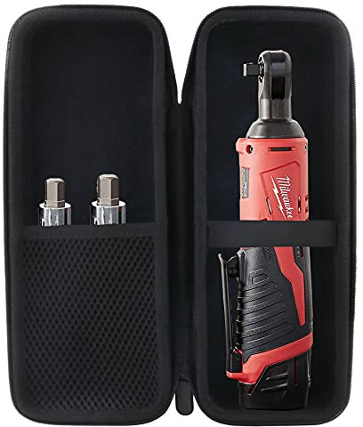 JINMEI Hard EVA Carrying Case for Milwaukee 2457-20 M12 Cordless 3/8 Lithium-Ion Ratchet Variable Speed Trigger Storage Case