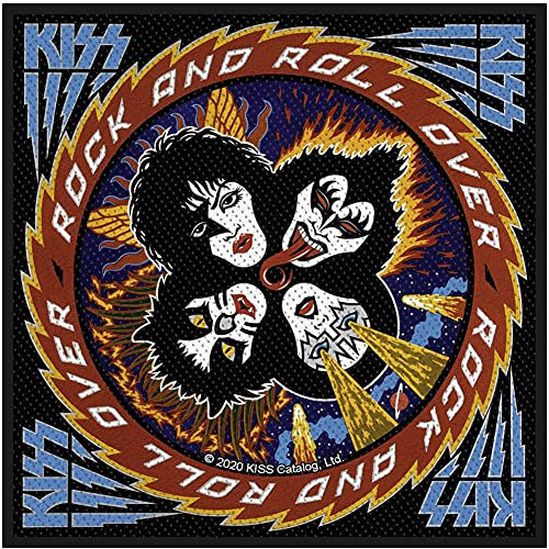 Kiss Rock & Roll over Unisex Patch multicolor 100% Polyester Band-Merch, Bands