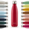 Blumtal® Bouteille isotherme Charles- Gourde 750 ml - Gourde inox sans BPA froid&chaud- Contenant isotherme en métal- Gourde eau- Gourde acier inoxydable- Bouteille isotherme 750 ml - Rouge
