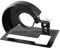 CENPEK Set of 2pcs Angle Grinder Special Safety Cutting Bracket Attachment Angle Grinder Stand and Shield Cover Angle Grinder Accessory, Black