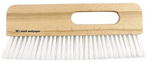 Large Wooden 11” Wallpaper Hanging Brush Wall Paste Smoothing DIY Decorating Smoother Tool