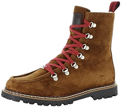 Ammann Spiez cognac Damen Winterstiefel, Boot mit echtem Lammfellfutter EU 39